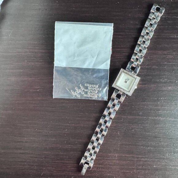 Vintage ESQ by Movado Venture Women’s Stainless Steel Watch with Square White Di - Picture 6 of 8